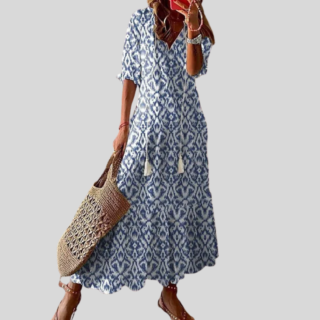 Mia Celle | Boho Kleid mit Bauchbedeckung