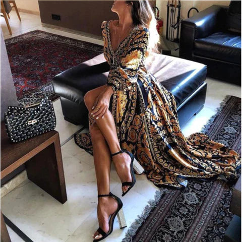 Paulina Görlitz | Boho Bedrucktes Kleid
