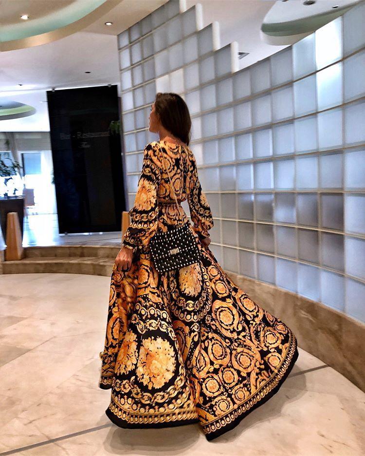 Paulina Görlitz | Boho Bedrucktes Kleid