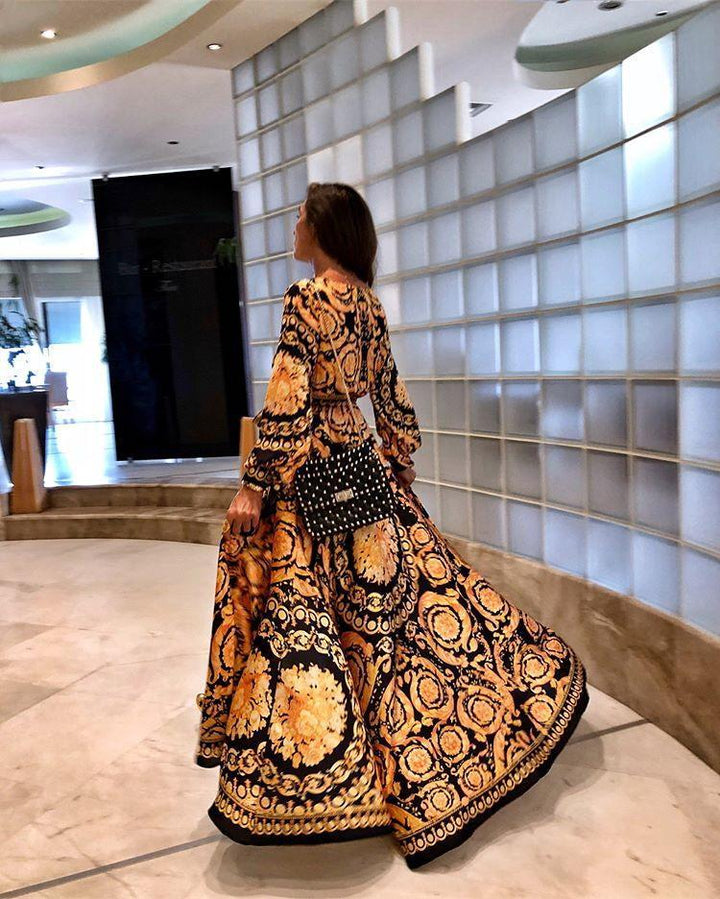 Paulina Görlitz | Boho Bedrucktes Kleid