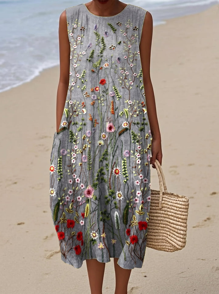 Emilienne | Legeres Midikleid