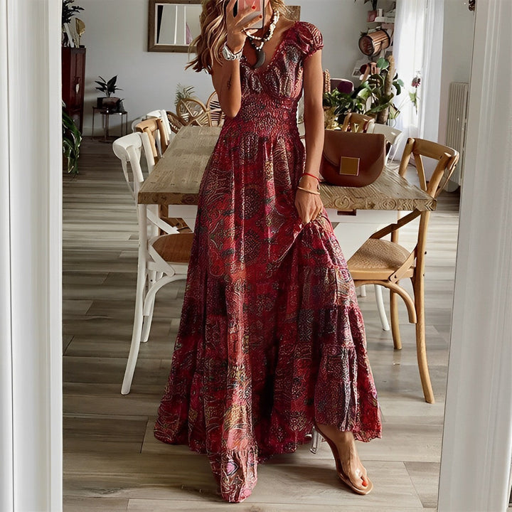 Josefine Quedlinburg | Elegantes Boho-Kleid in Rot