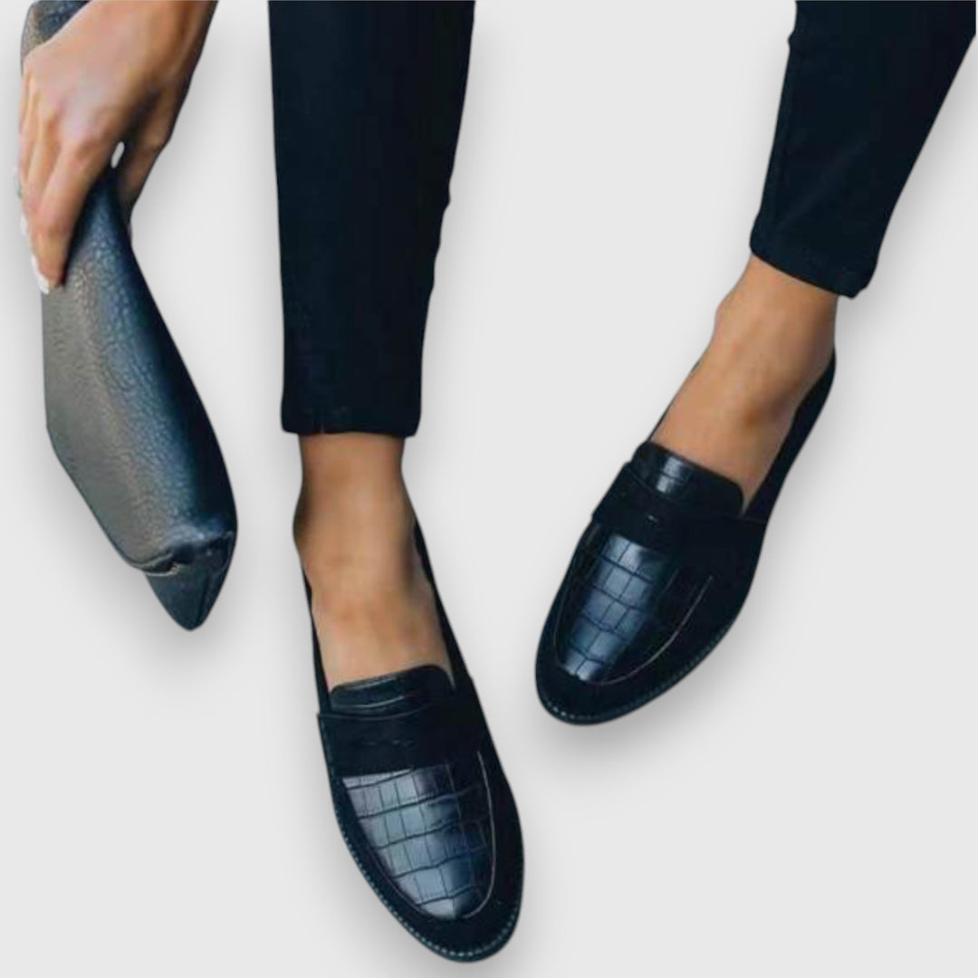 Waltraud Weimar | Eleganter Mokassin in Schwarz