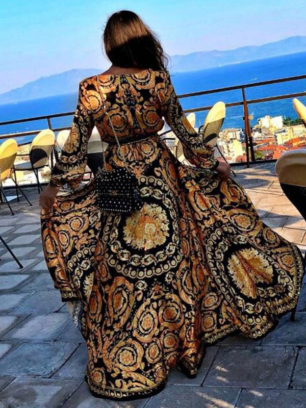 Paulina Görlitz | Boho Bedrucktes Kleid