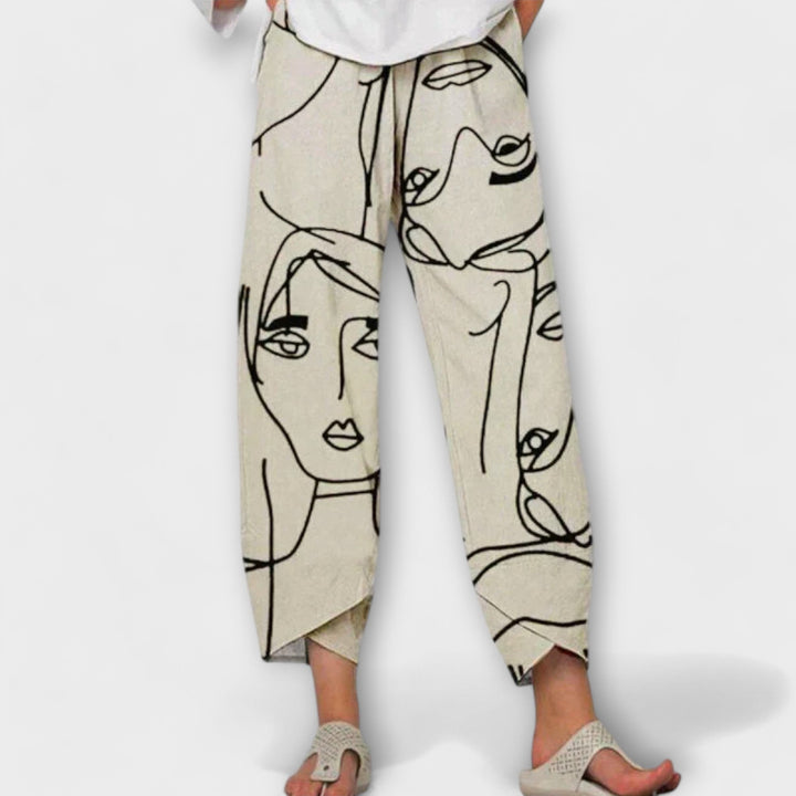 Mia Bautzen | Elegante Hosen in Beige