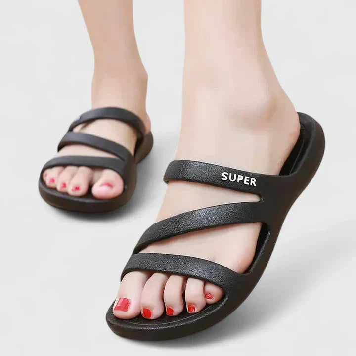 Elise Münster | Bequeme Orthopädische Sandalen in Schwarz