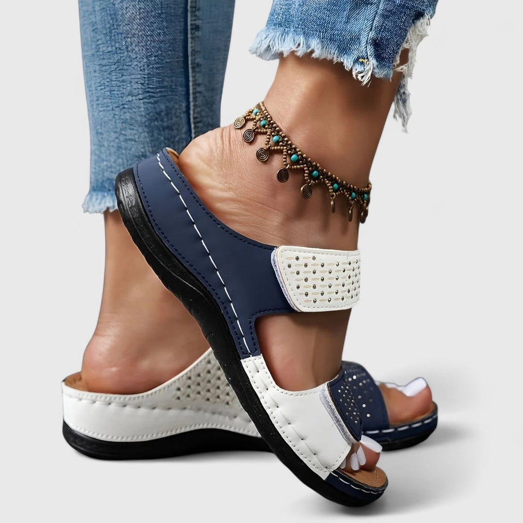 Leonie Bayreuth | Bequeme Sandalen in Weiß