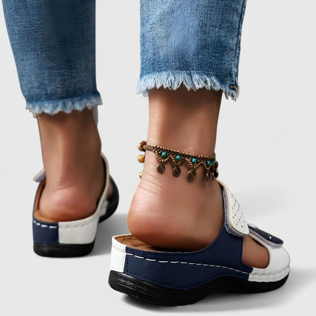 Leonie Bayreuth | Bequeme Sandalen in Weiß