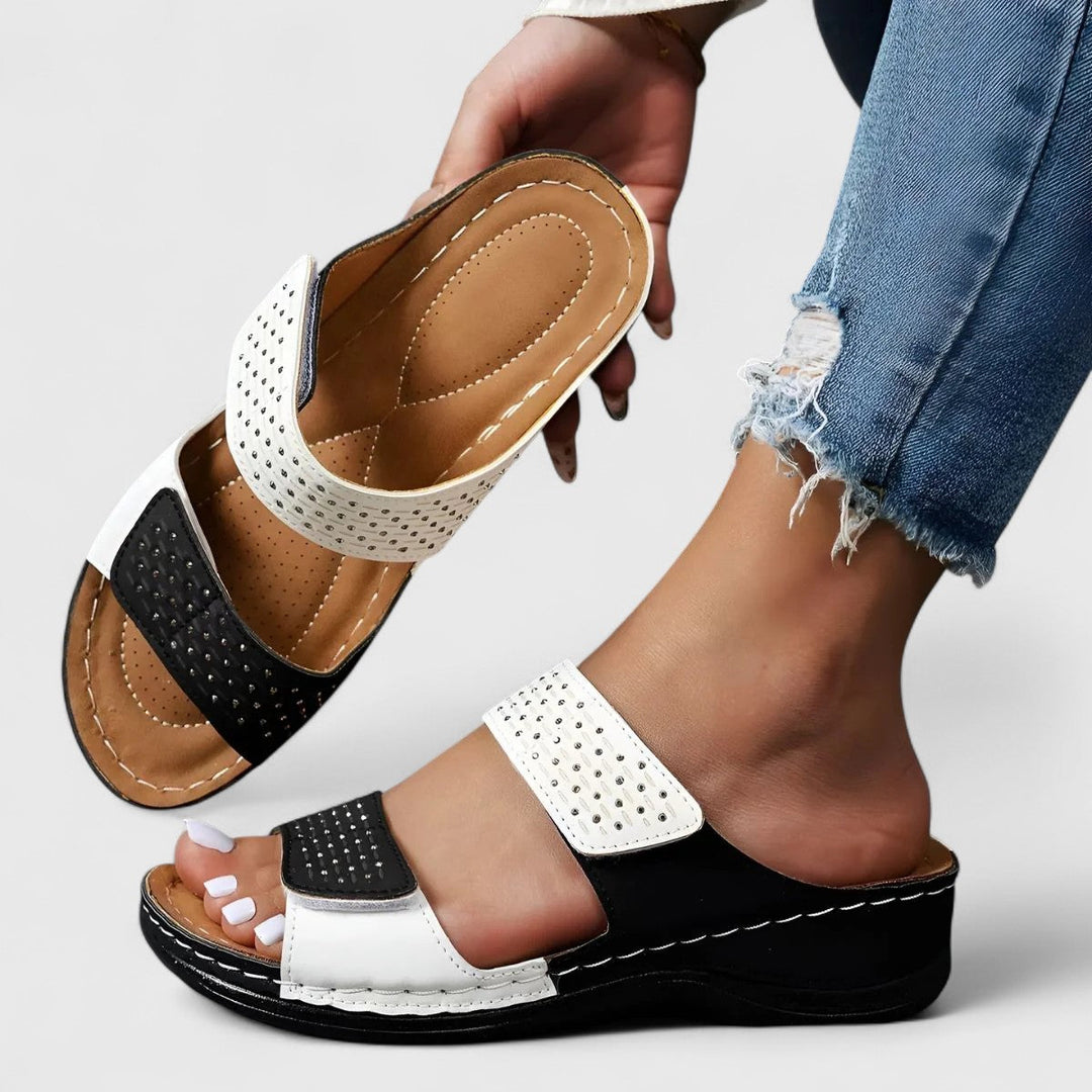 Leonie Bayreuth | Bequeme Sandalen in Weiß