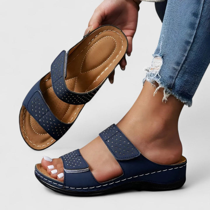 Leonie Bayreuth | Bequeme Sandalen in Weiß