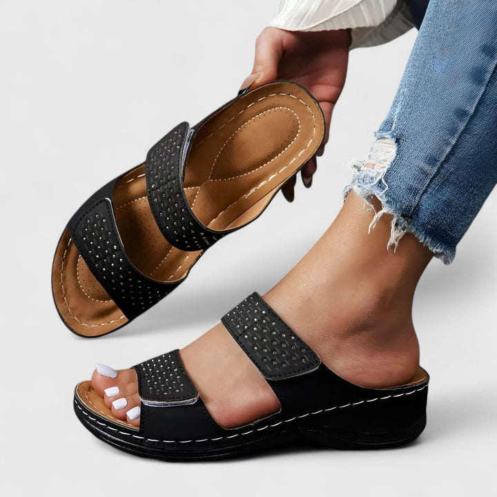 Leonie Bayreuth | Bequeme Sandalen in Weiß