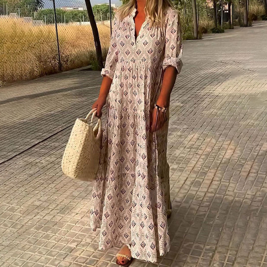 Rosalie Marburg | Boho Kleid in Blau