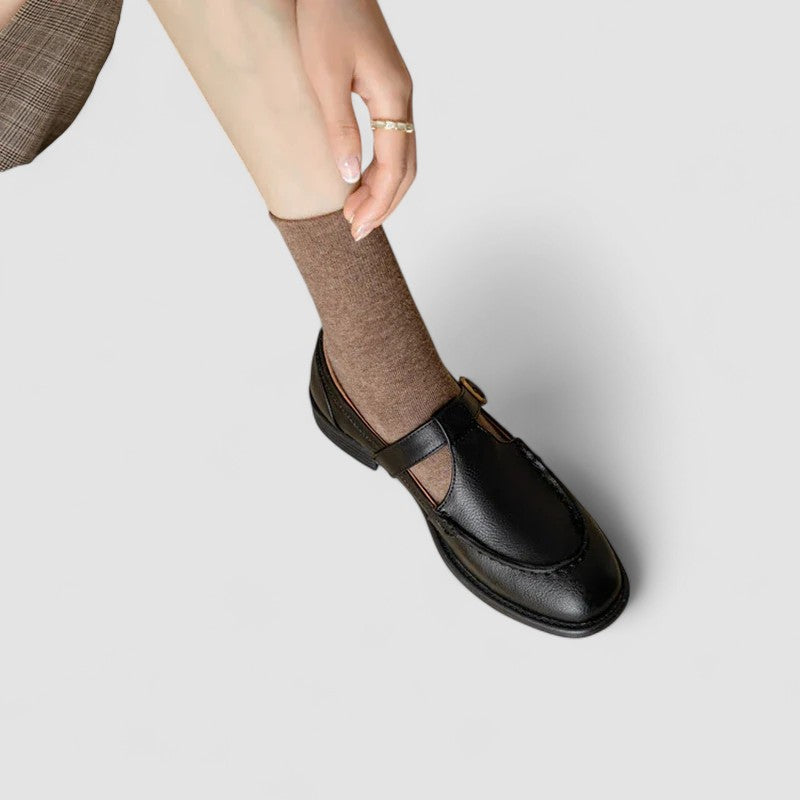 Paulina Goslar | Orthopädische Mary Jane Schuhe mit Quadrater Spitze