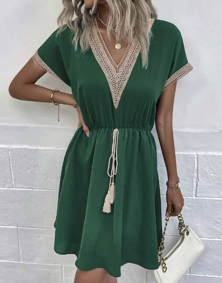 Greta Dresden | Elegantes Boho-Kleid in Weiß