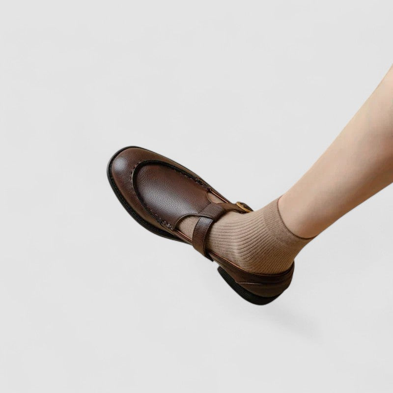Paulina Goslar | Orthopädische Mary Jane Schuhe mit Quadrater Spitze