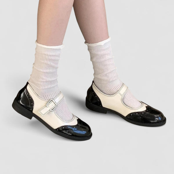 Charlotte Freiburg | Orthopädische Mary Jane Schuhe in Schwarz