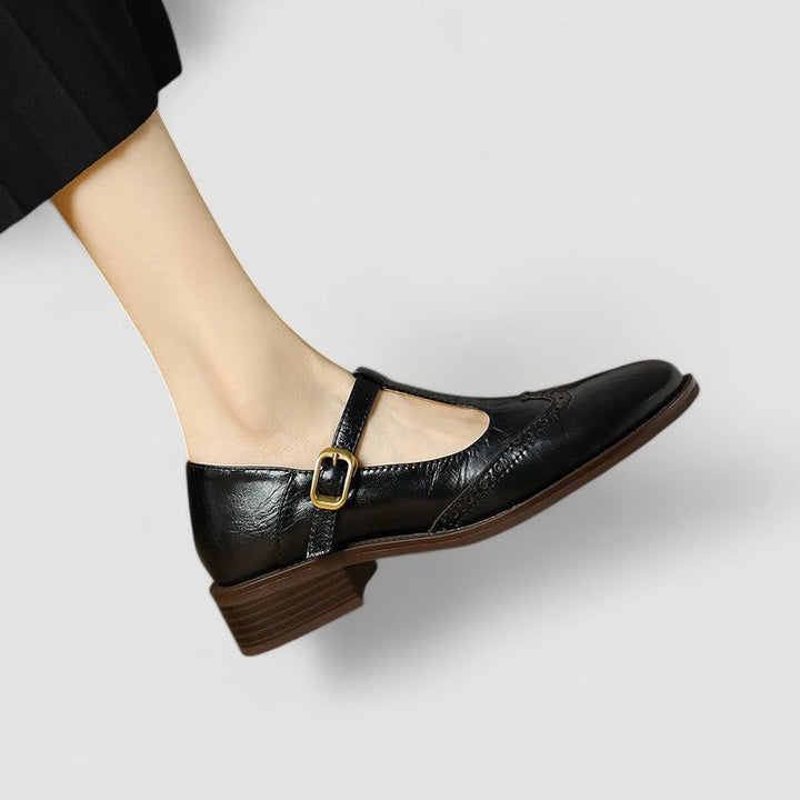 Clara Bad-Ischl | Orthopädische Mary Jane Schuhe in Beige