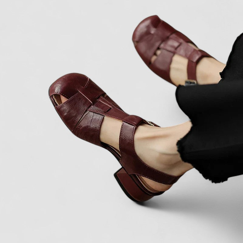 Ottilie Lübeck | Orthopädische Mary Jane Schuhe in Braun