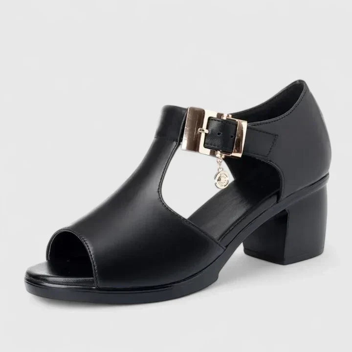 Leonie Weimar | Elegante Sandalen in Grau