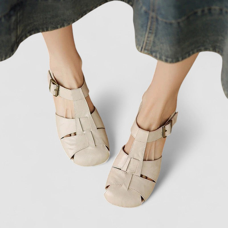 Ottilie Lübeck | Orthopädische Mary Jane Schuhe in Braun