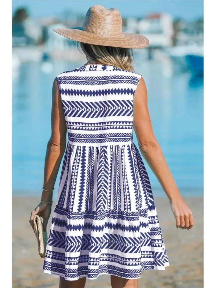 Isolde Aachen | Geometrisches Sommerkleid