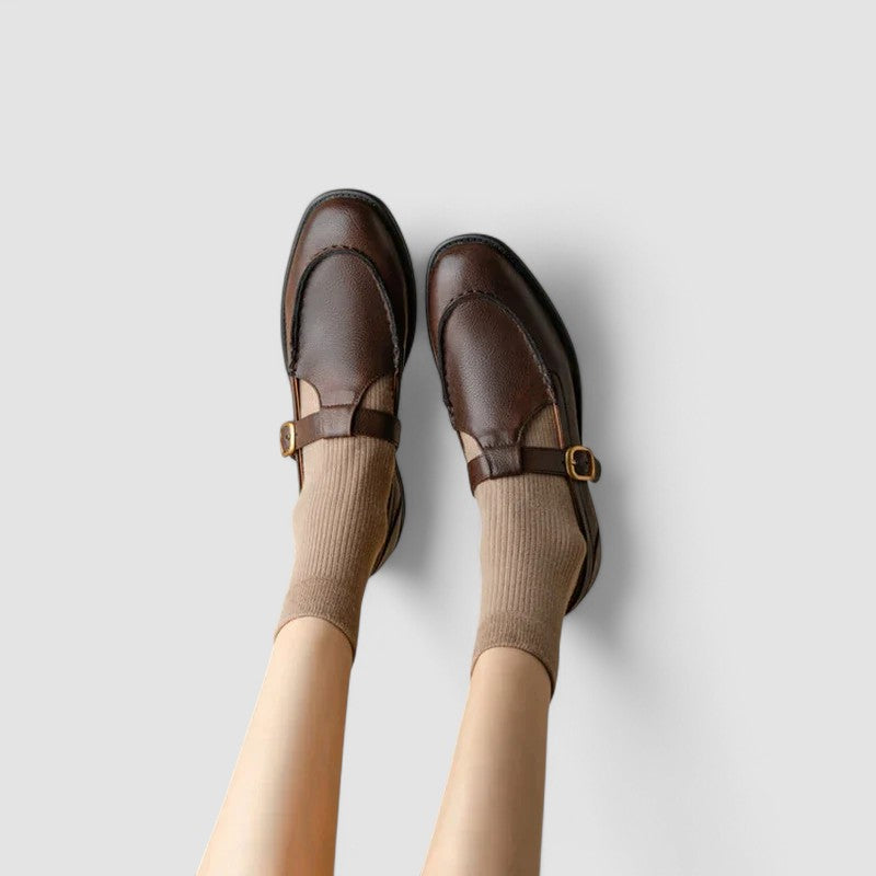 Paulina Goslar | Orthopädische Mary Jane Schuhe mit Quadrater Spitze