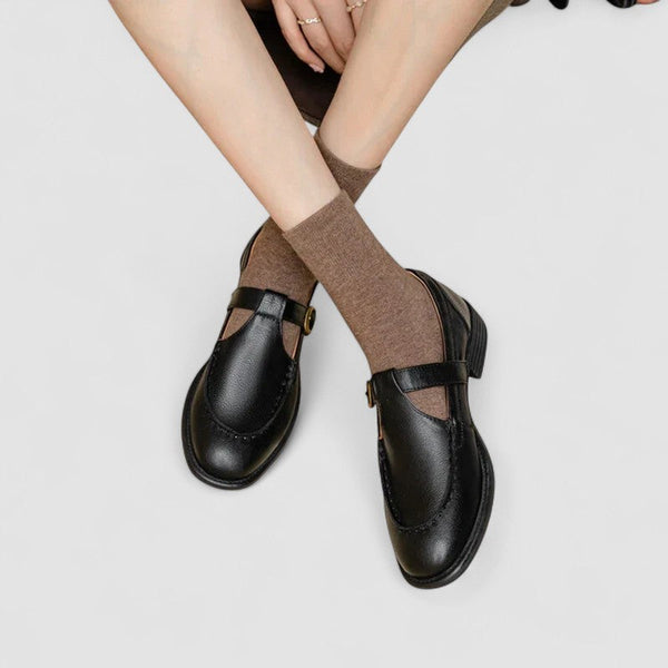 Paulina Goslar | Orthopädische Mary Jane Schuhe mit Quadrater Spitze