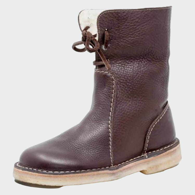 Hildegard Bamberg | Wasserdichte Lederstiefel für Männer mit Wollfutter