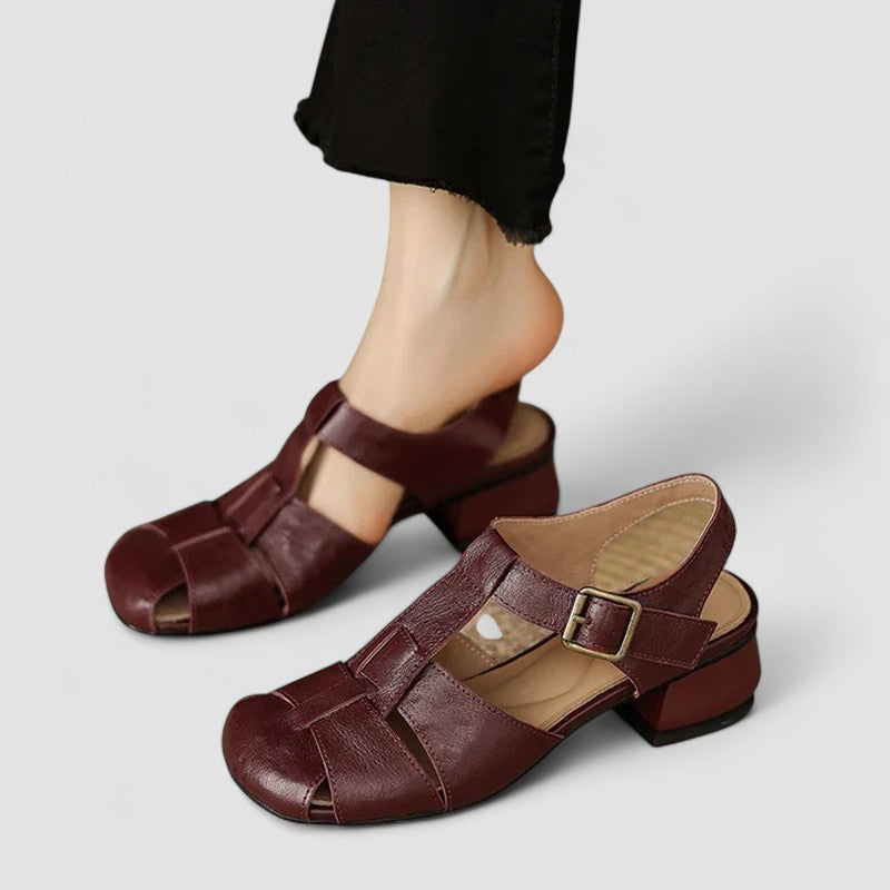 Ottilie Lübeck | Orthopädische Mary Jane Schuhe in Braun
