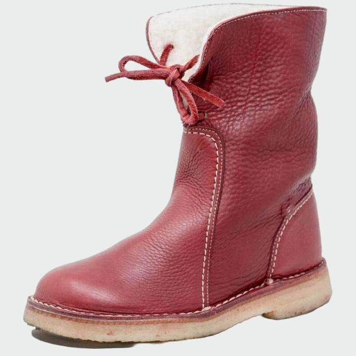 Hildegard Bamberg | Wasserdichte Lederstiefel für Männer mit Wollfutter