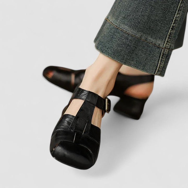 Ottilie Lübeck | Orthopädische Mary Jane Schuhe in Braun