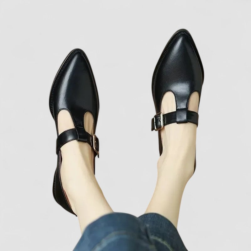 Almut Trier | Orthopädische Mary Jane Schuhe in Beige