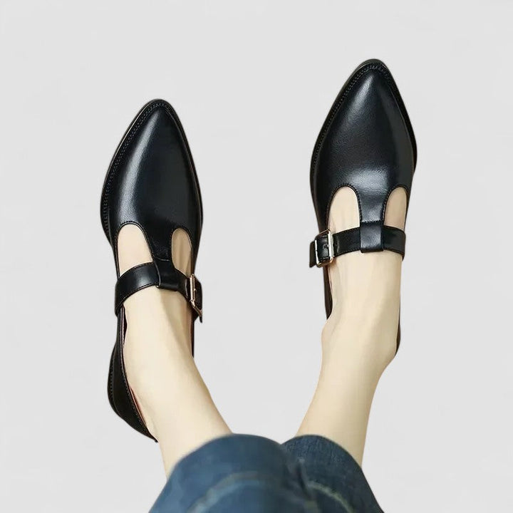 Almut Trier | Orthopädische Mary Jane Schuhe in Beige