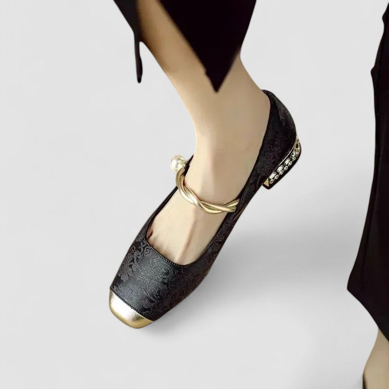 Frieda Konstanz | Orthopädische Mary Jane Schuhe in Grün