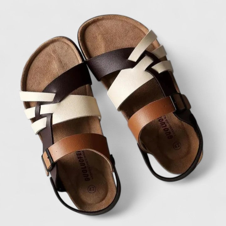 Wilhelmine Dresden | Elegante Orthopädische Sandalen in Schwarz