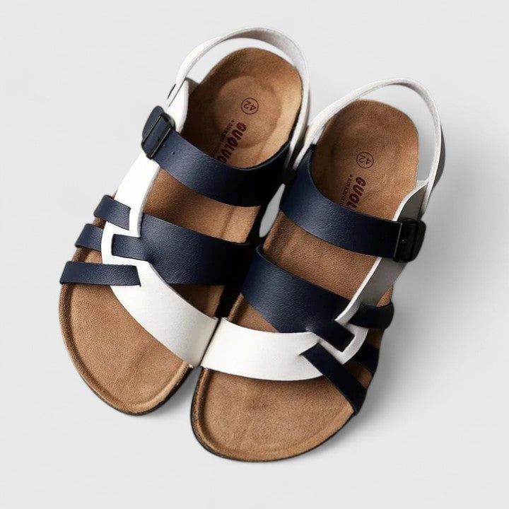 Wilhelmine Dresden | Elegante Orthopädische Sandalen in Schwarz