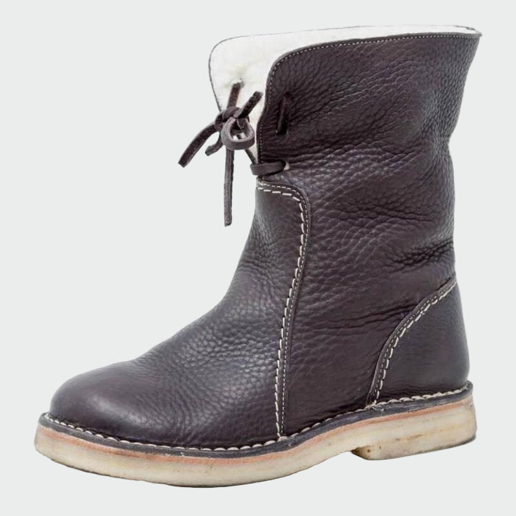 Hildegard Bamberg | Wasserdichte Lederstiefel für Männer mit Wollfutter