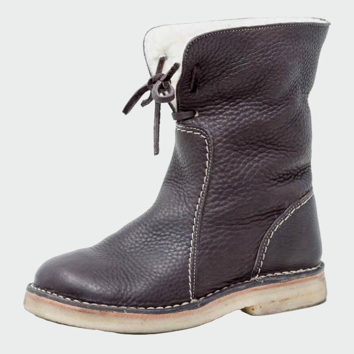 Hildegard Bamberg | Wasserdichte Lederstiefel für Männer mit Wollfutter