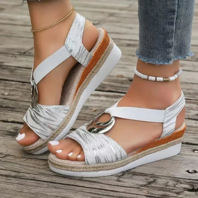 Brunhild Münster | Elegante Orthopädische Sandalen in Grau