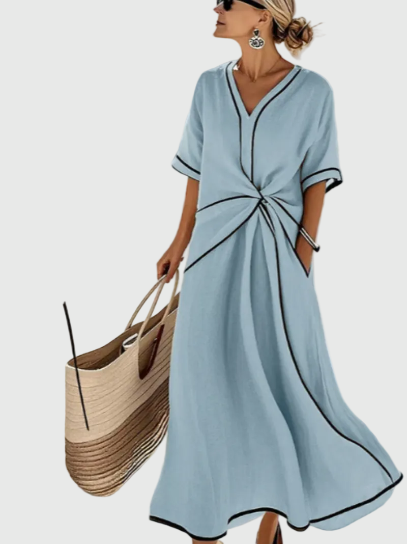 Luise Goslar | Maxikleid mit Drapierung