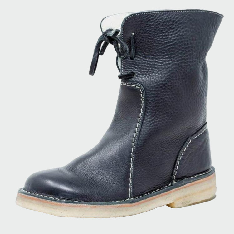 Hildegard Bamberg | Wasserdichte Lederstiefel für Männer mit Wollfutter