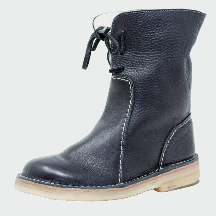 Hildegard Bamberg | Wasserdichte Lederstiefel für Männer mit Wollfutter