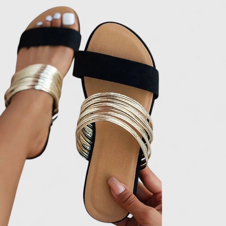Almut Tübingen | Elegante Orthopädische Sandalen in Cremeweiß