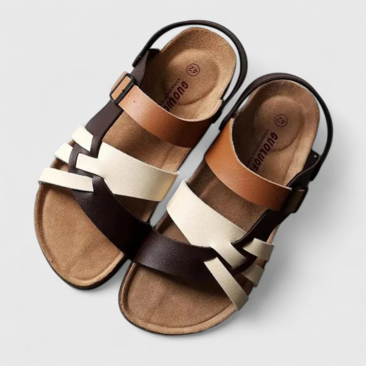 Wilhelmine Dresden | Elegante Orthopädische Sandalen in Schwarz