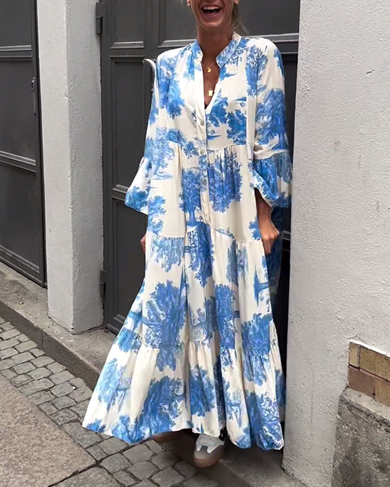 Theresa Potsdam | Fließendes Maxikleid