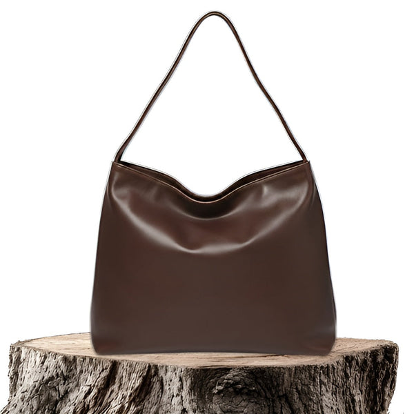 Patricia™ | Glänzende Lederhandtasche