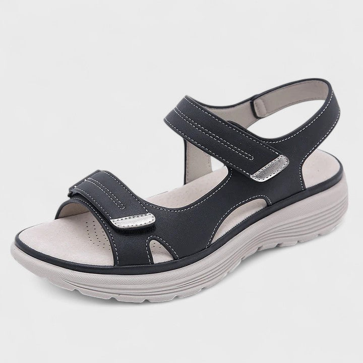Katharina Goslar | Elegante Orthopädische Sandalen in Blau