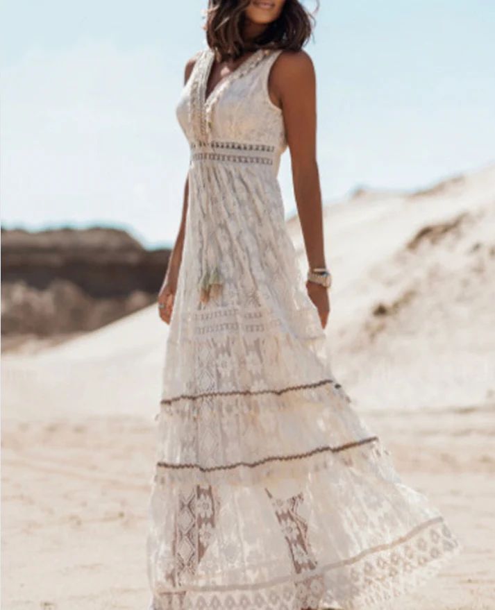 Antonia Ulm | Boho Kleid in Beige