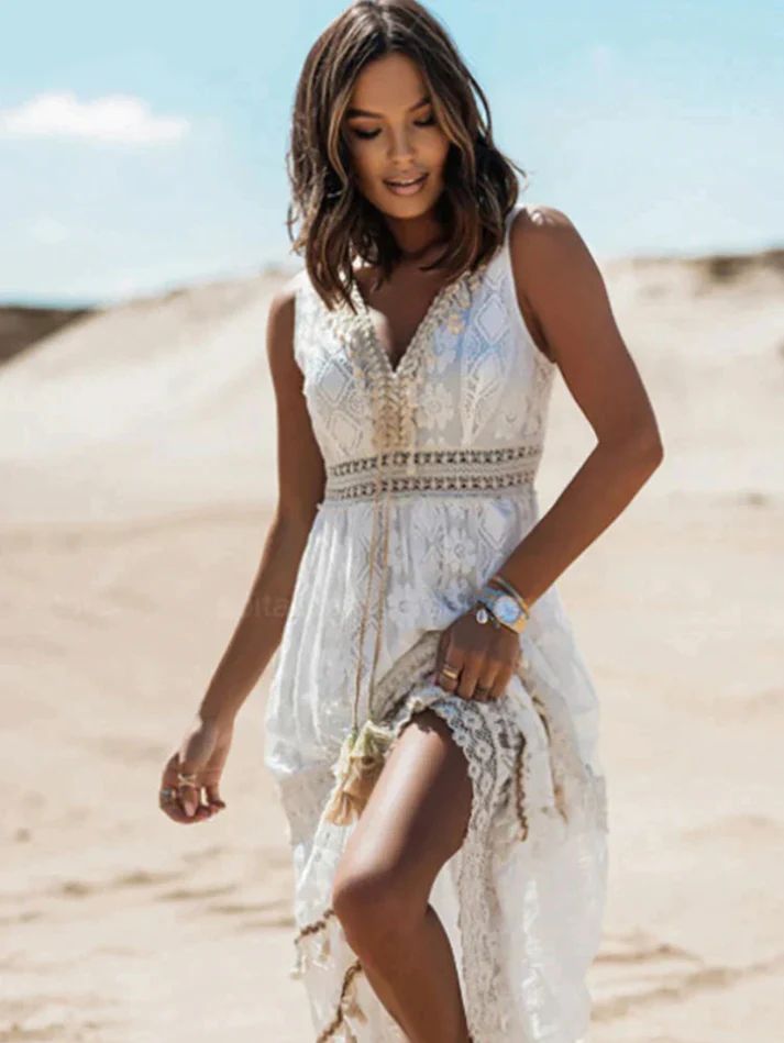 Antonia Ulm | Boho Kleid in Beige