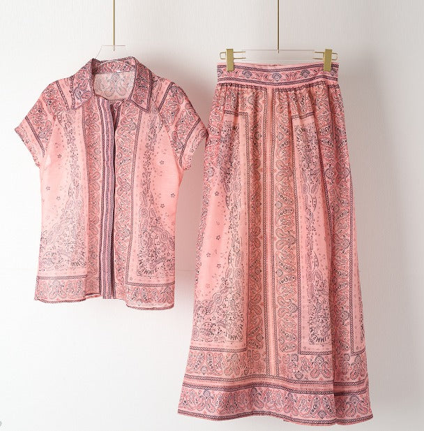 Amalia Lübeck | Bohemian Print Zweiteiliges Ensemble